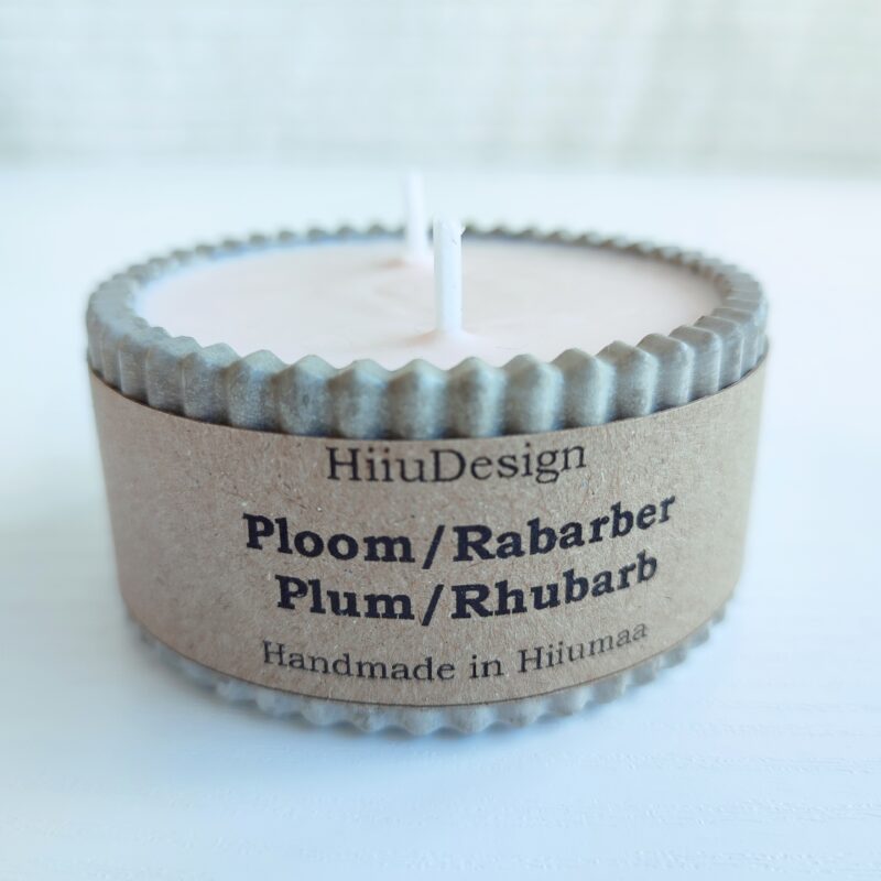 Rapsivahast küünal PLOOM-RABARBER