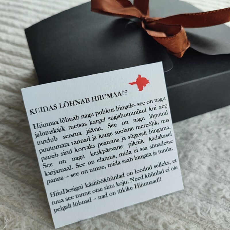 Kinkekomplekt KUIDAS LÕHNAB HIIUMAA - Image 5