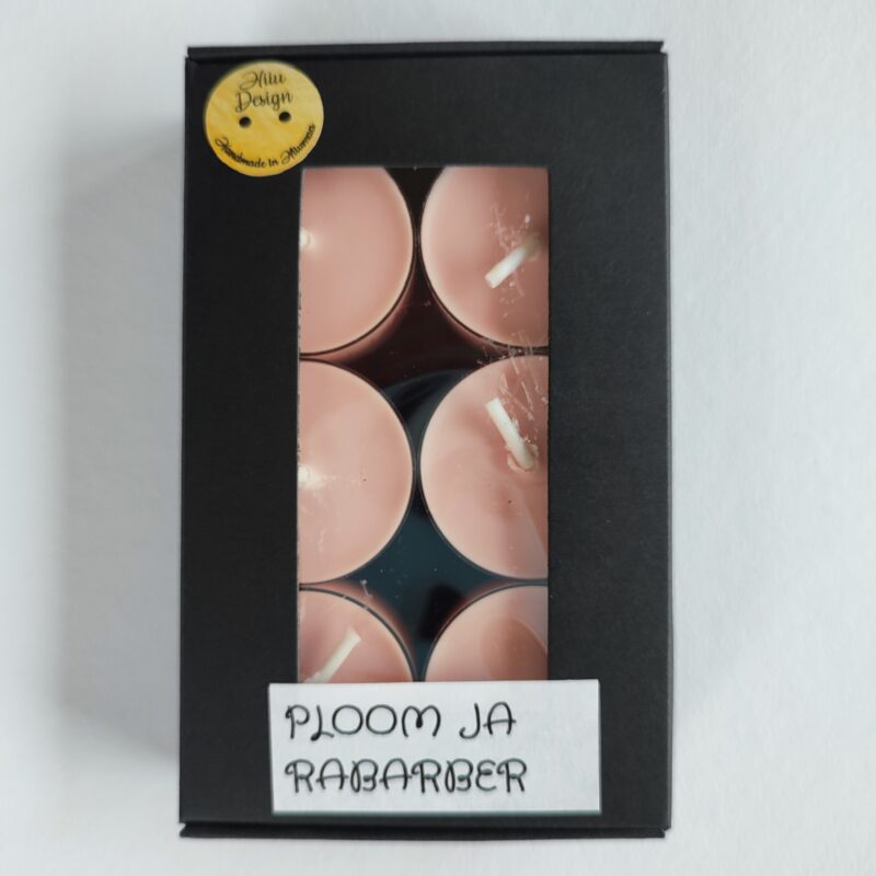 Rapsivahast teeküünla kpl PLOOM-RABARBER - Image 3